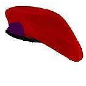 British Army Wool Beret Red