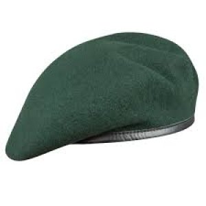 British Army Wool Beret Green