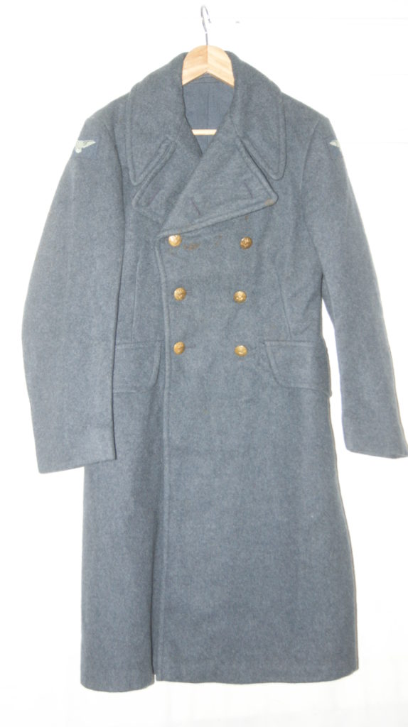 British Raf Airmen post ww2 great coat 1967 dated - Army Shop