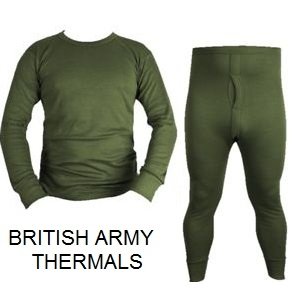 British Army Thermal Under Vest - Long Johns