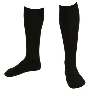 British Army Wool / Nylon Black Cushion Sole Socks x 2 Cadet 3-6 size