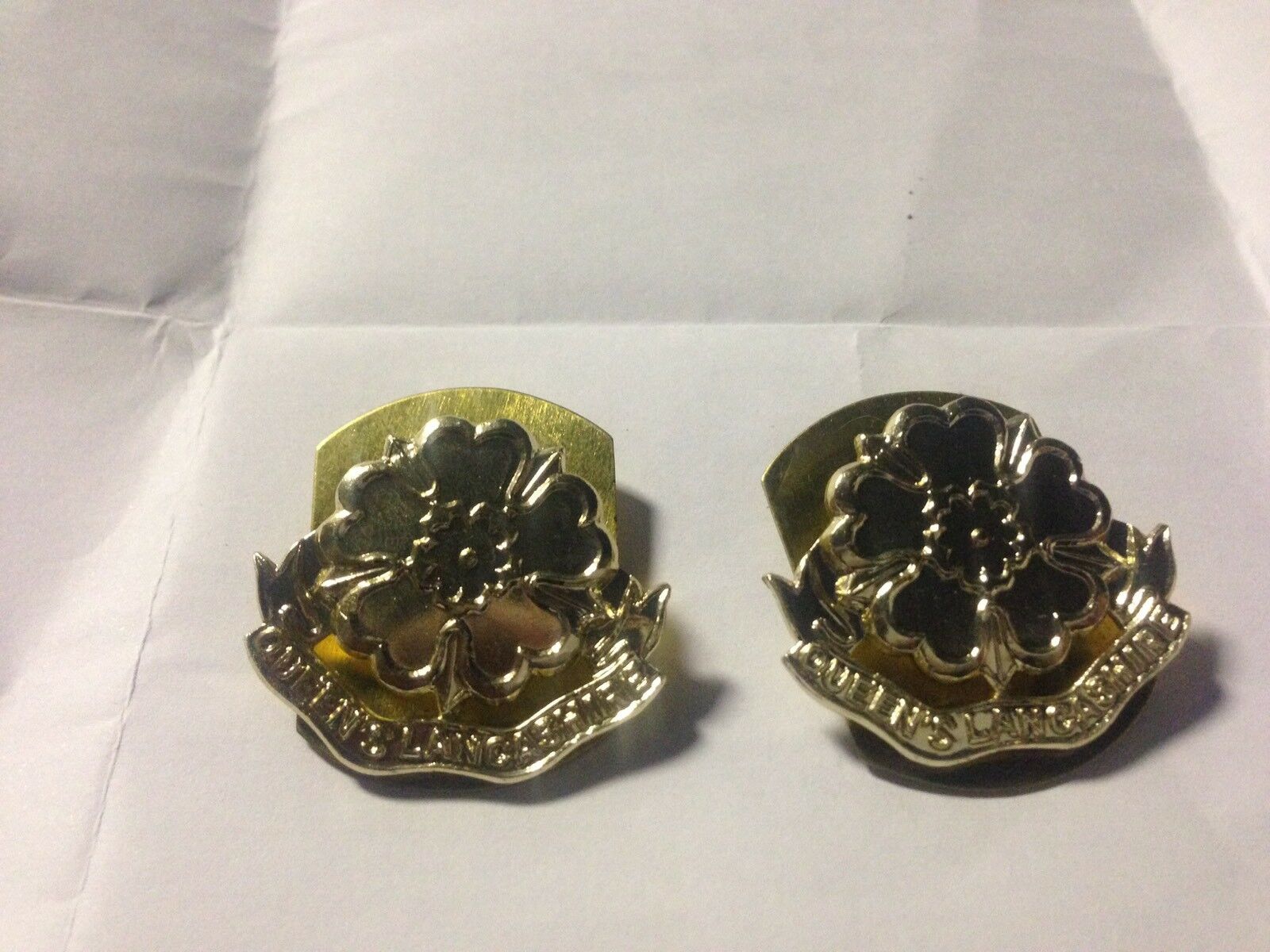 British Army Queens Lancashire Collar Dogs Pair - Army Shop