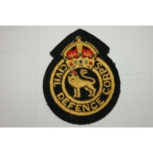 British Army Civil Defense Badge Patch
