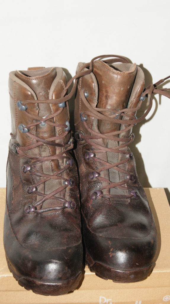 British Ex Army Gore Tex Haix Boots Brown Leather - Army Shop