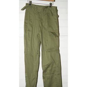 British Army 1950 Pattern Olive Green drill Gurkha Trousers