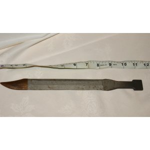 British Army L1a1 Blank Plates Bayonet Unissued Genuine