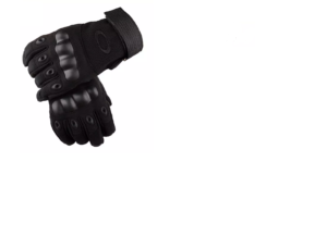 LEATHER FINGERLESS PADDED GLOVES BIKERS TACTICAL SECURITY SPECIAL OPPS  & POLICE