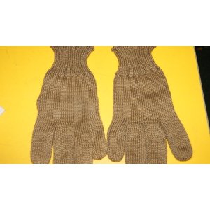 British Army Wool Khaki Green Gloves New 70's