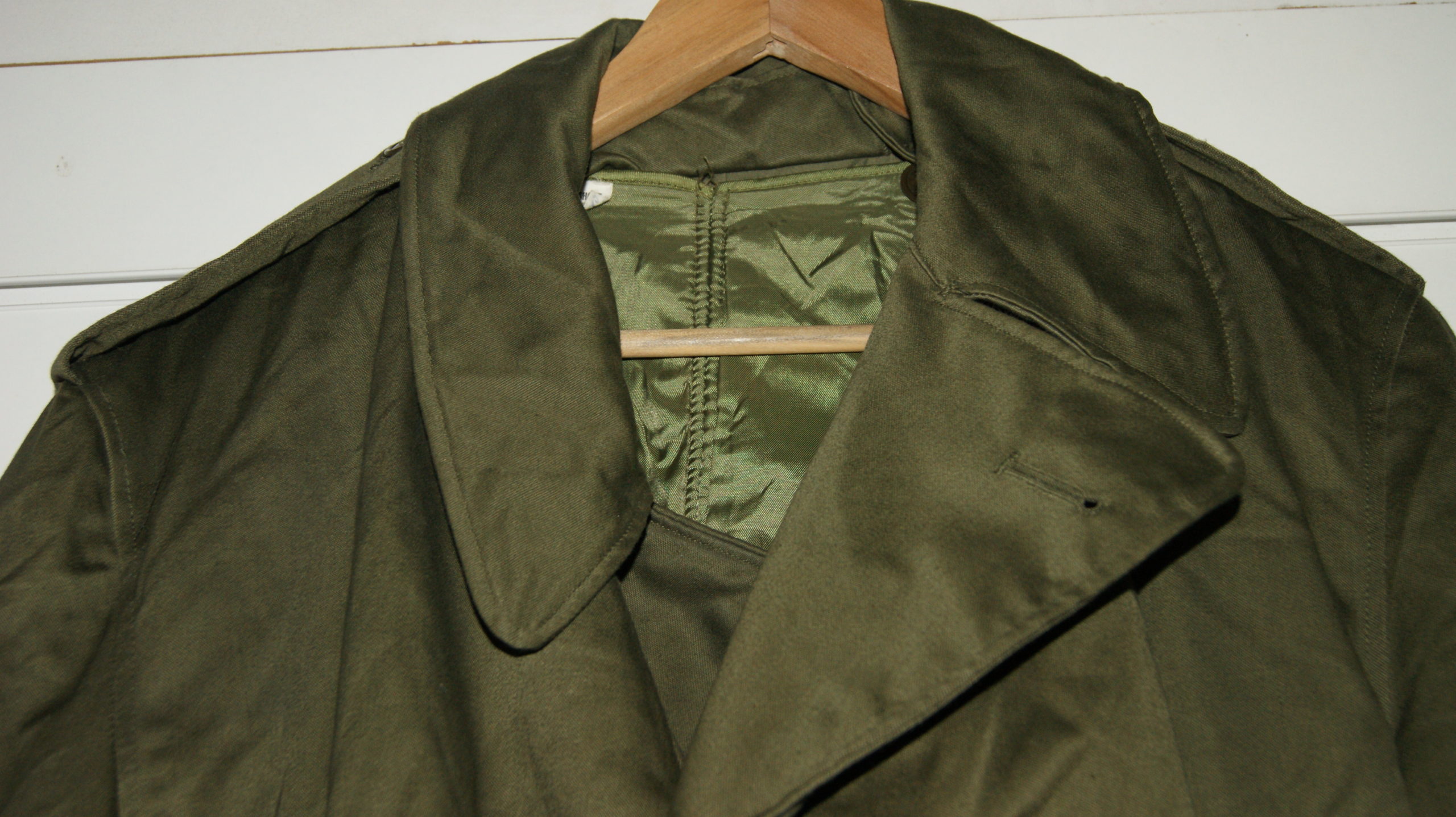 US Army Korean War Overcoat Wool Liner OG 105 1950 pattern - Army Shop