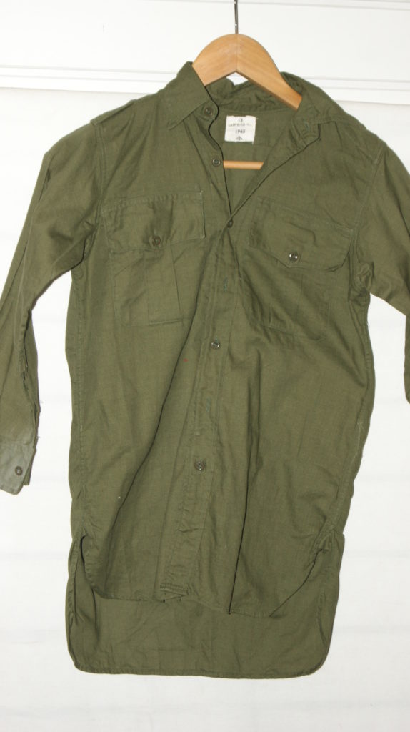 British Army Aertex Og Shirt Unissued post ww2 New - Army Shop