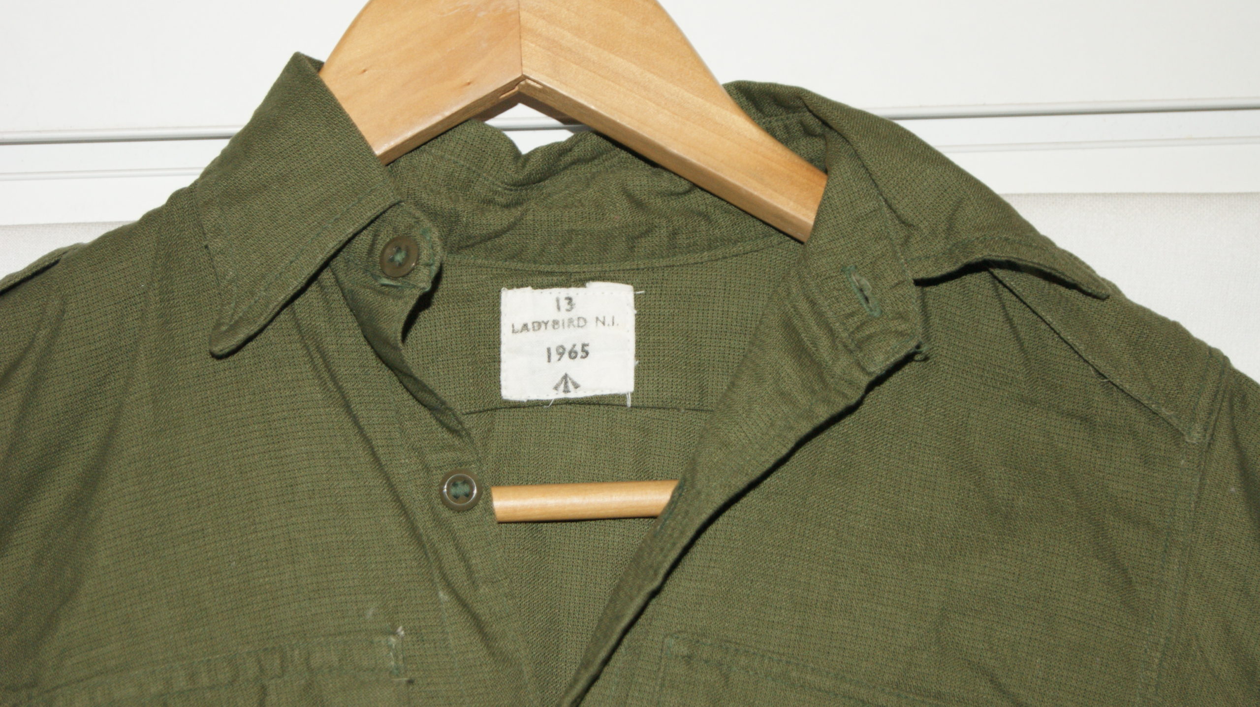 British Army Aertex Og Shirt Unissued post ww2 New - Army Shop