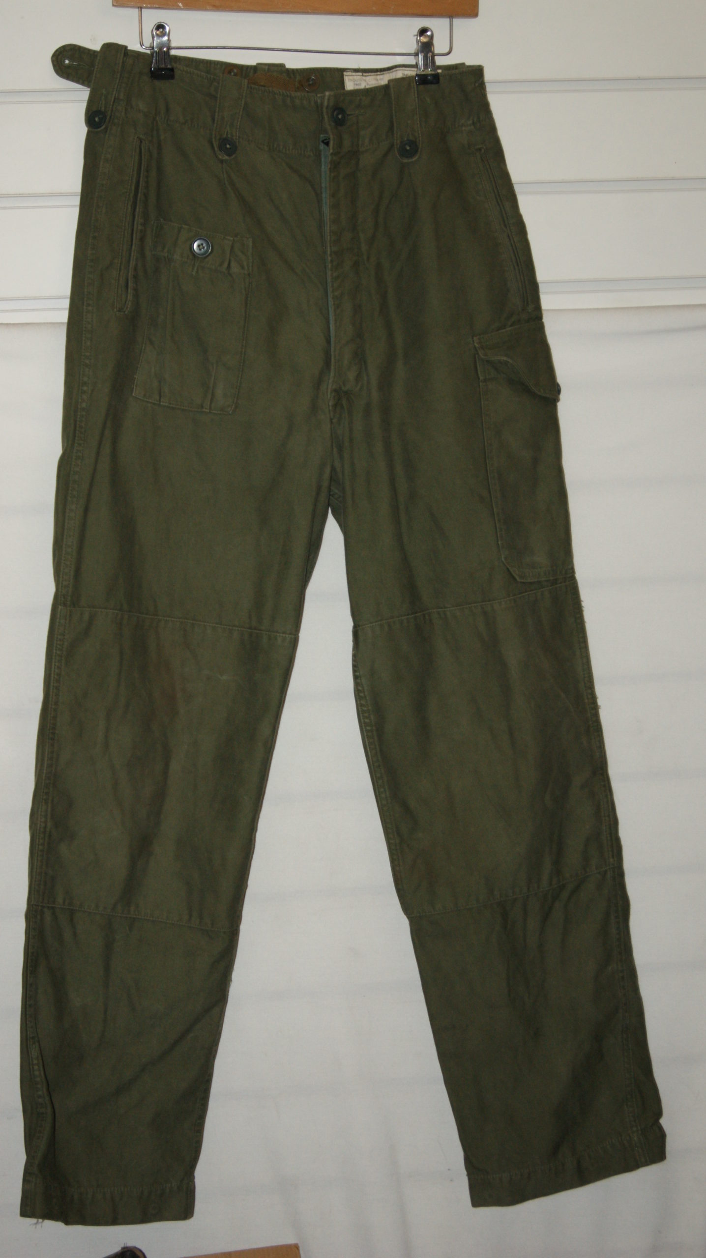 British Army 1960 Pattern Olive Green Trousers Size 4 - Army Shop