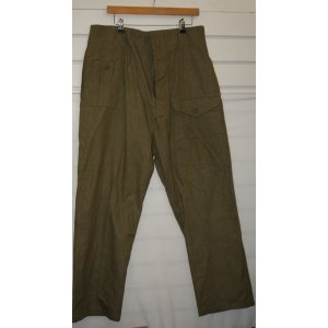 British Army Denim Battledress Green Trousers New Unissued