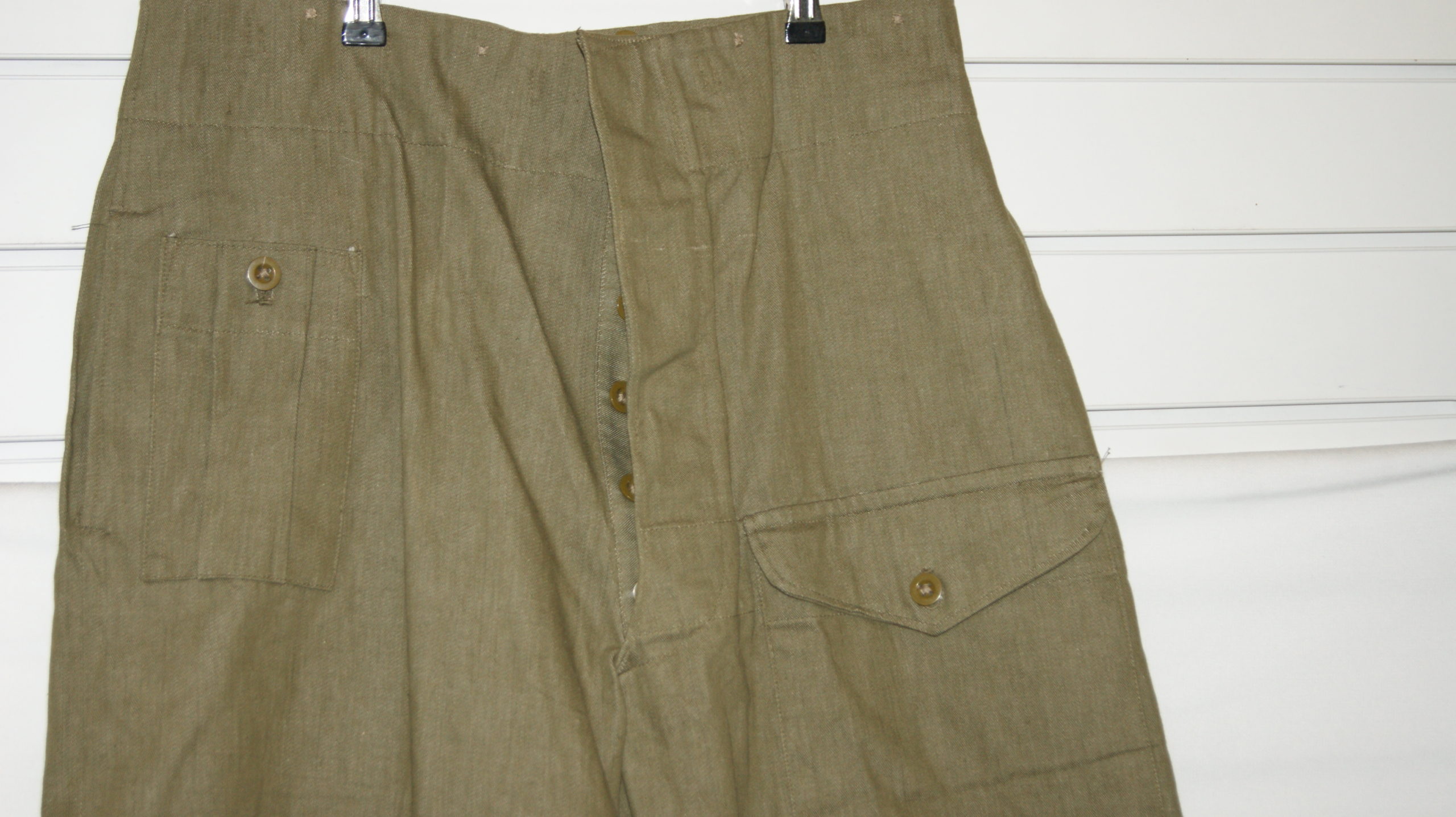 British Army Denim Battledress Green Trousers New Unissued - Army Shop