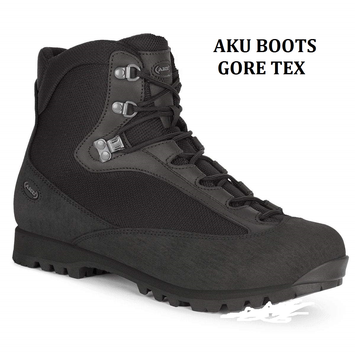 British Army Gore Tex Aku Boots Black - Army Shop