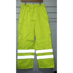 Heavy weight waterproof gore-tex fabric Hi vis Trousers