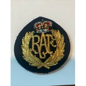 RAF Royal Air Force cap badge Genuine Issue Cloth patch