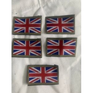 British Army Union Flag Patches X 5 MTP Dpm kit